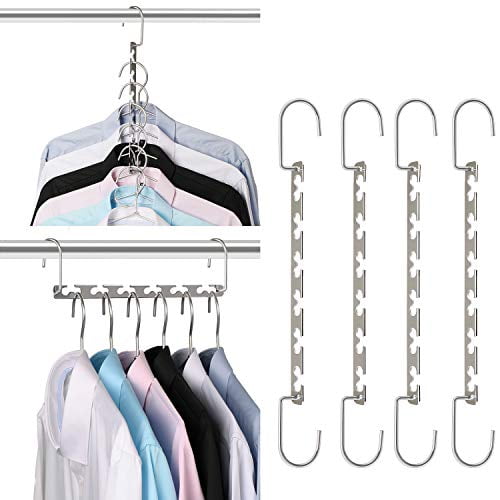 Space Saver Saving Wonder Metal Magic Hanger Clothes Closet-Organizer Hooks-New